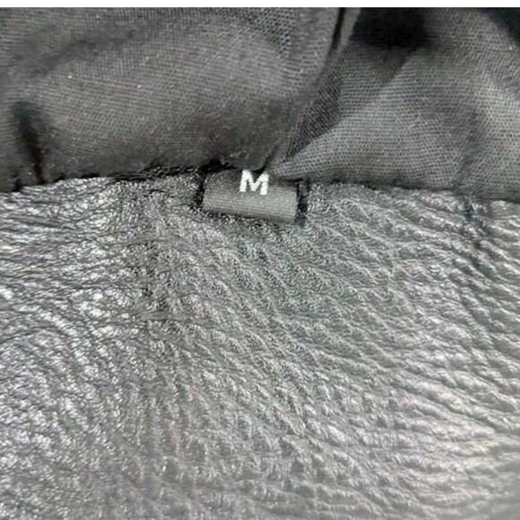 AZALEA WANG Medium STUDDED LEATHER JACKET PUNK MISFITS CASUALTIES EXPLOITED - Picture 10 of 16